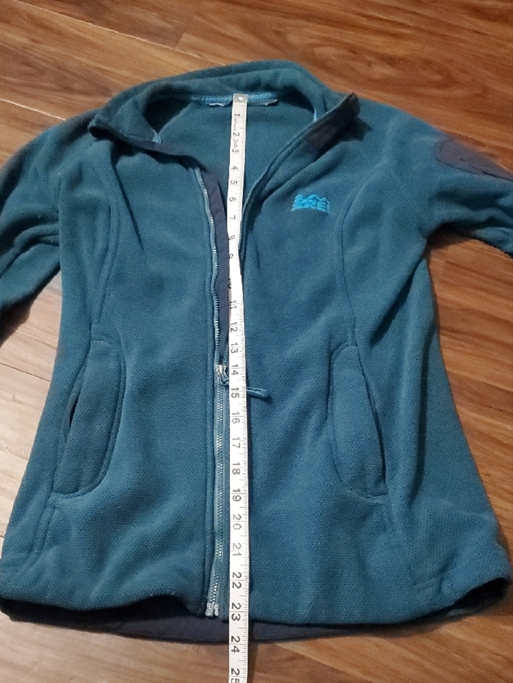 REI Teal Women's Polartec Full-Zip Fleece Jacket - Picture 7 of 12